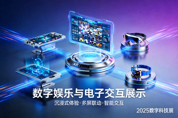数字娱乐核心图形与现代游戏交互引擎架构展示图